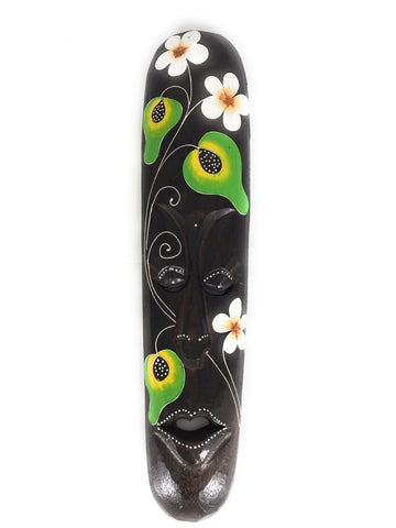 Floral Tiki Mask - Makana Hut