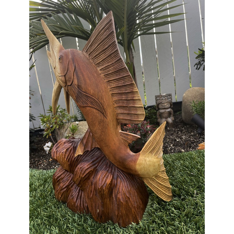 Wood Fish Carving - sporting goods - by owner - sale - craigslist