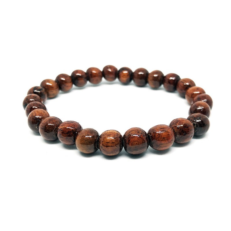 Koa Wood Bead Bracelet 8mm