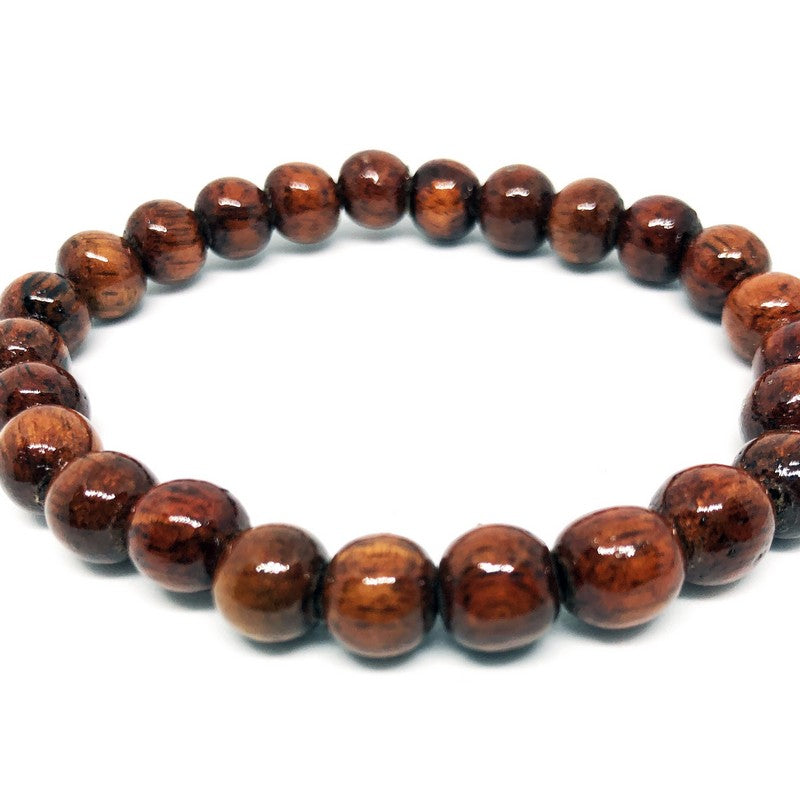 Koa Wood Bead Bracelet 8mm