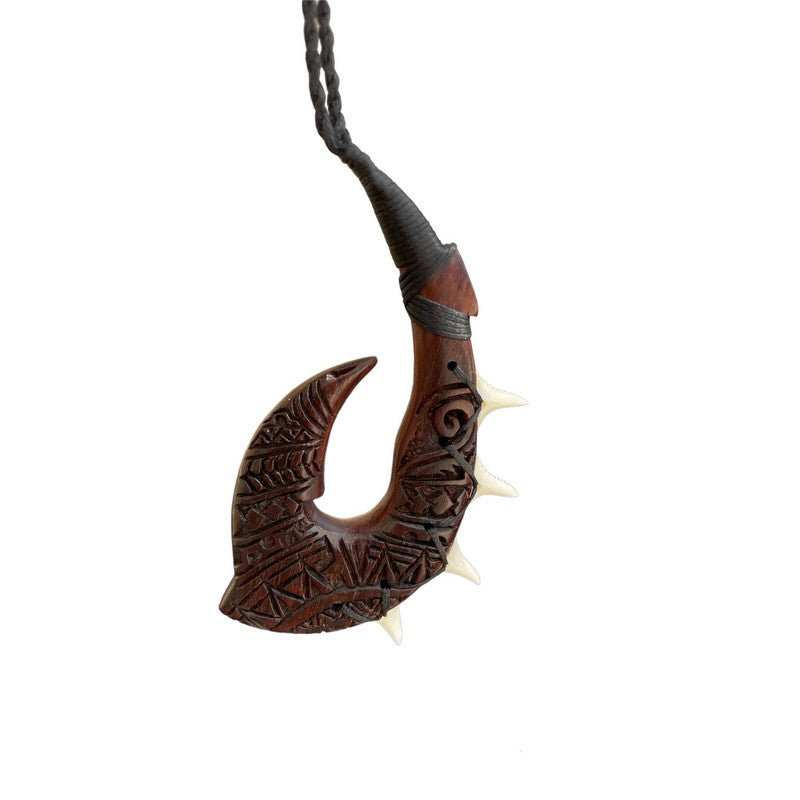 Hawaiian Makau | Fish Hook Necklace (3 Sizes) Large