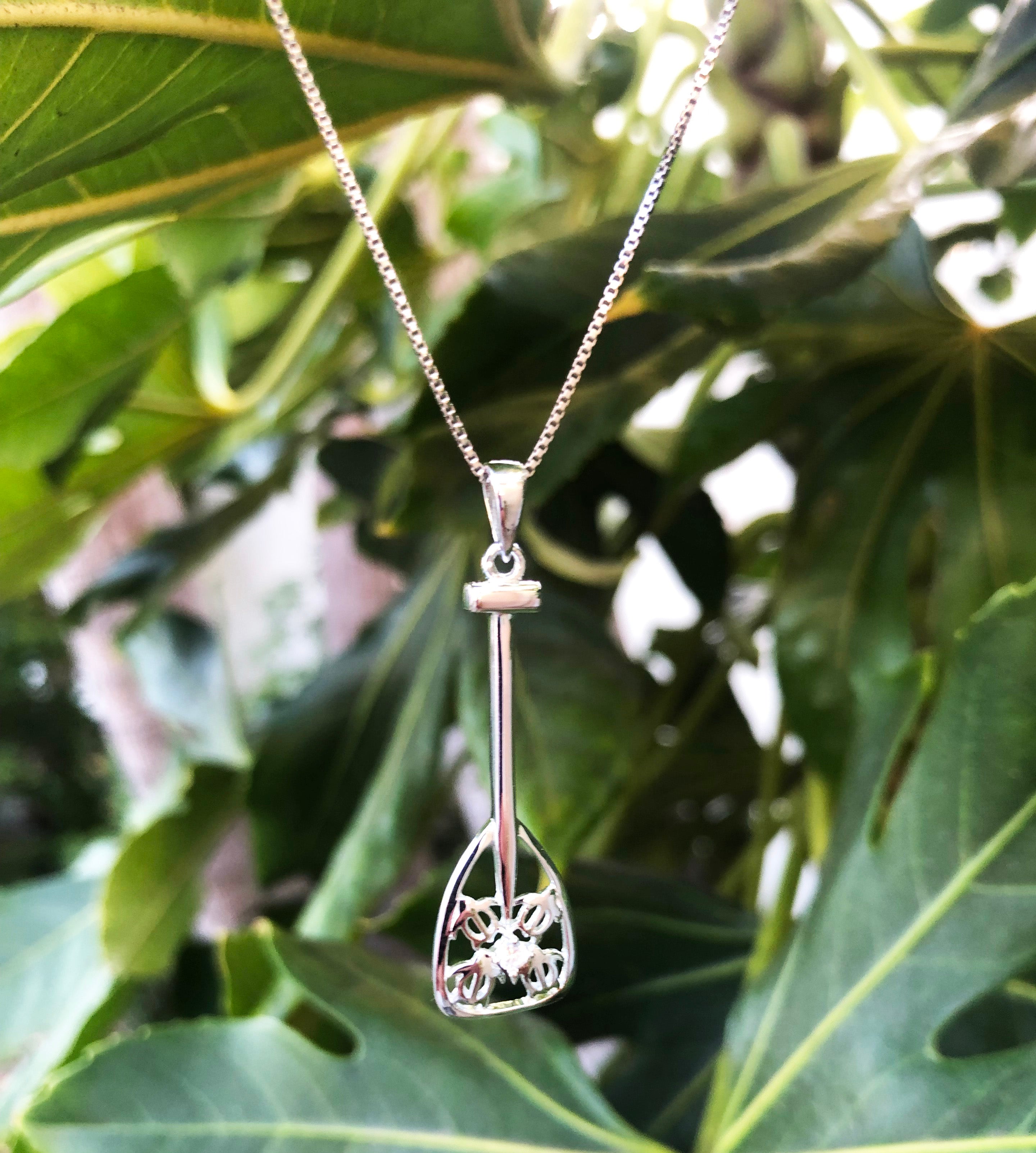 4 Honu Paddle Necklace | Hawaiian Jewelry