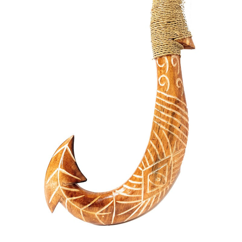 Our Ohana Blessing Maui Fishhook - Hawaiian Home Decor