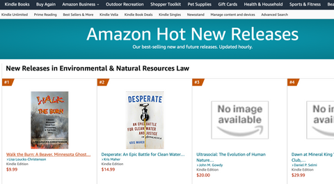 Walk The Burn #1 Amazon Hot New Releases in Environmental & Natural Resources Law