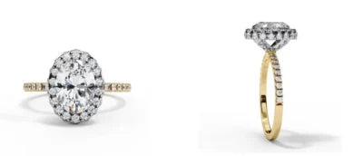 Oval Cut engagement ring