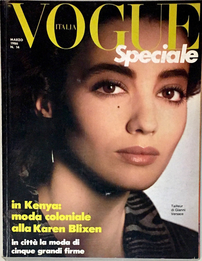 VOGUE Italia Magazine March 1986 CHRISTY TURLINGTON Ariane Koizumi GAI ...