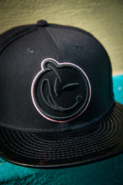 Yums Smiley Face Black Pink Faux Snake New Era 9Fifty Snapback Yums Hats Yums Smiley Face Black Pink Faux Snake New Era 9Fifty Snapback Yums Smiley Face Black Pink Faux Snake New Era 9Fifty Snapback - Devious Elements Apparel