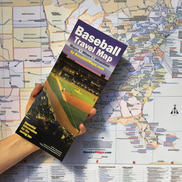 2018 Baseball Travel Map