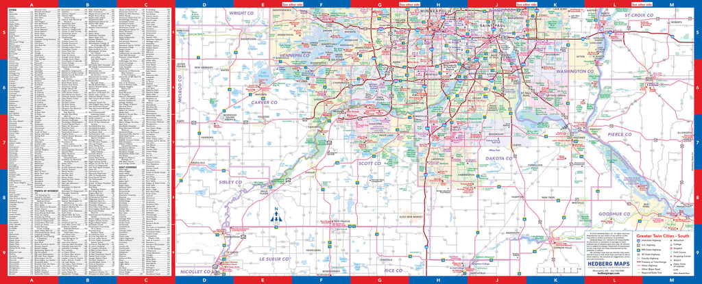 Map Of Twin Cities Metro Area - Maping Resources