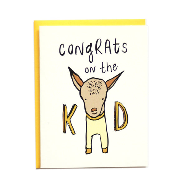 Congrats on the Kid Greeting Card – I Must Draw