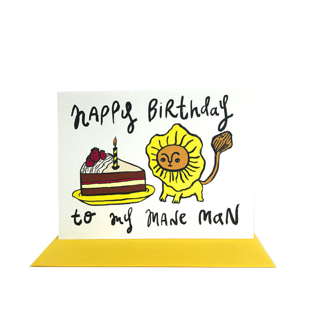 Happy Birthday to my Mane Man Card – I Must Draw