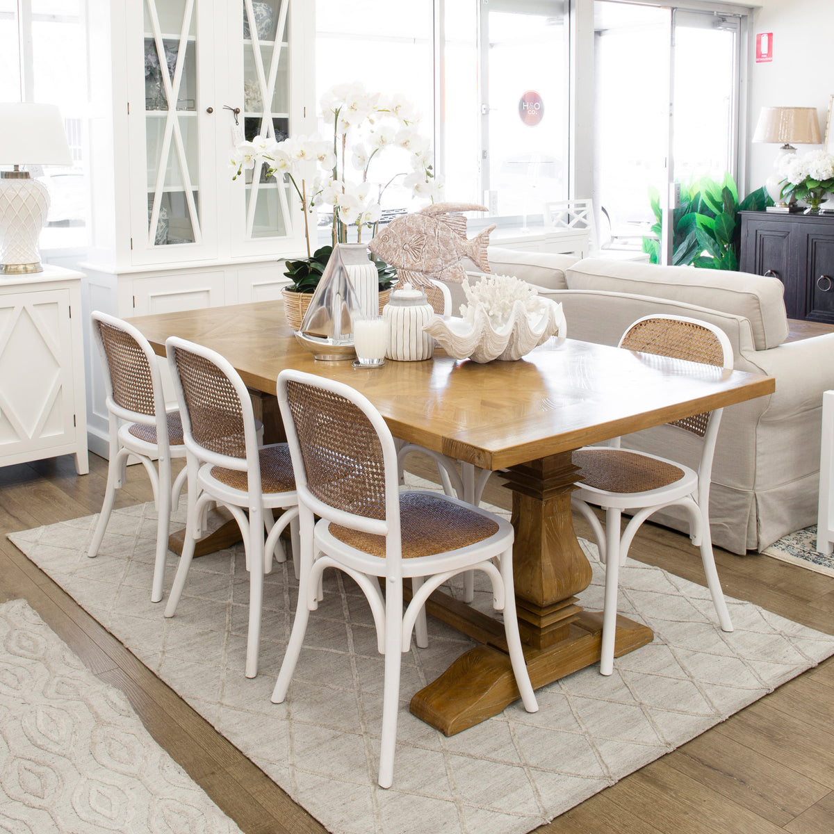 Hamptons Dining Table-Shop Online Furniture -Shipping Australian-wide