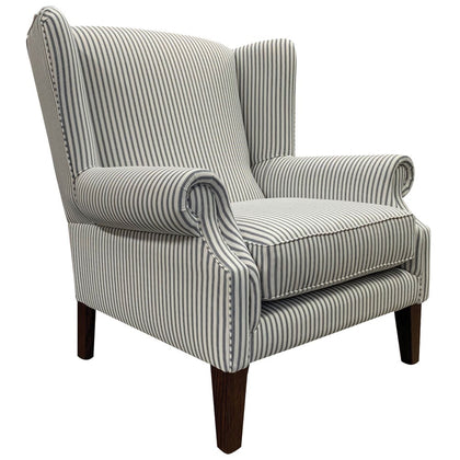 gray striped chairs