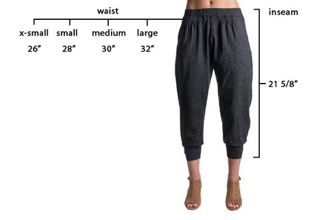 Tillage Crop Pant Size Guide