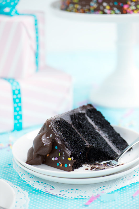 Dark & Dreamy Chocolate Fudge Layer Cake by Sweetapolita
