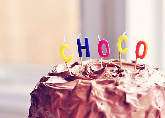Choco Choco Birthday Cake via Sweetapolita