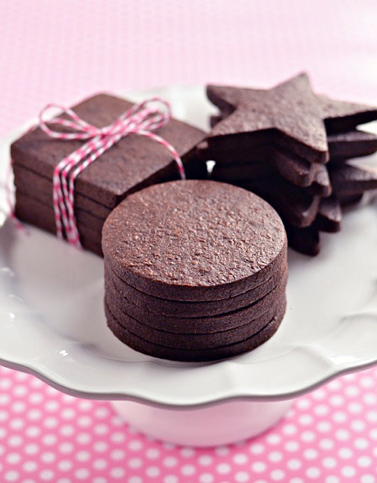 Perfect Dark Chocolate Sugar Cookie via Sweetapolita