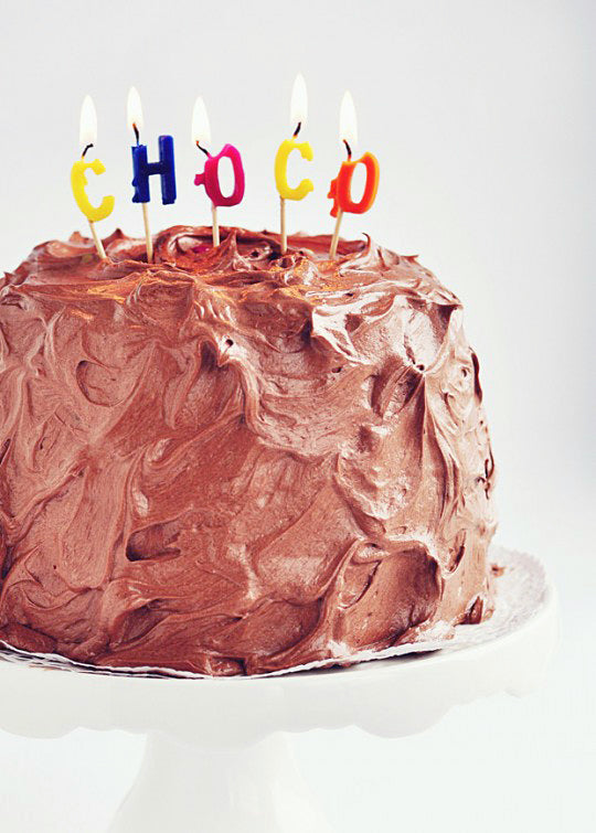 Choco Choco Birthday Cake via Sweetapolita