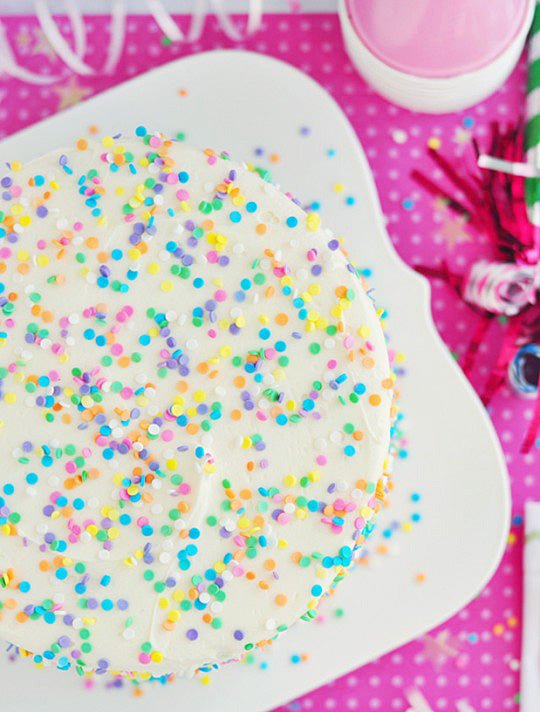 Funfetti Cake via Sweetapolita