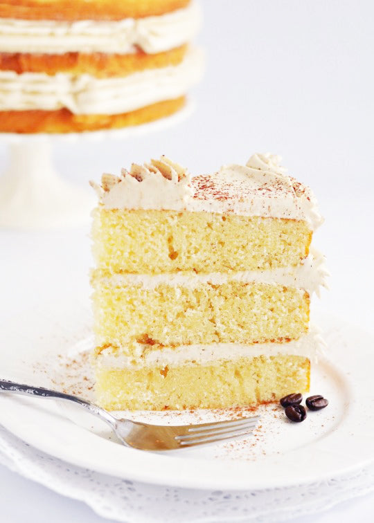 Vanilla Bean Latte Layer Cake via Sweetapolita