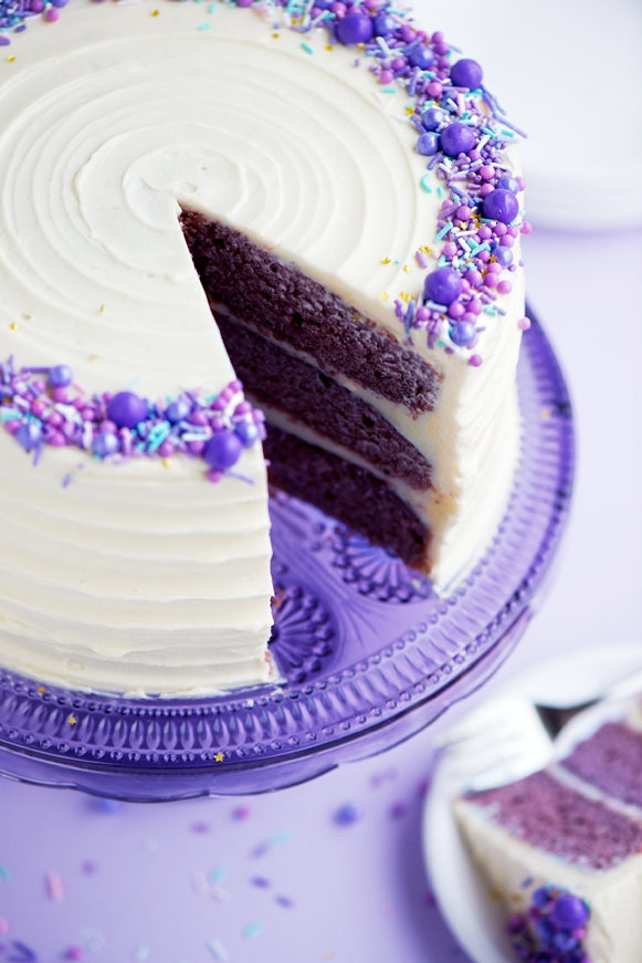 Purple Velvet Cake via Sweetapolita