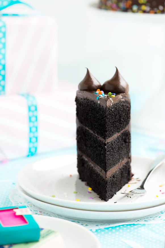 Dark & Dreamy Chocolate Fudge Layer Cake by Sweetapolita