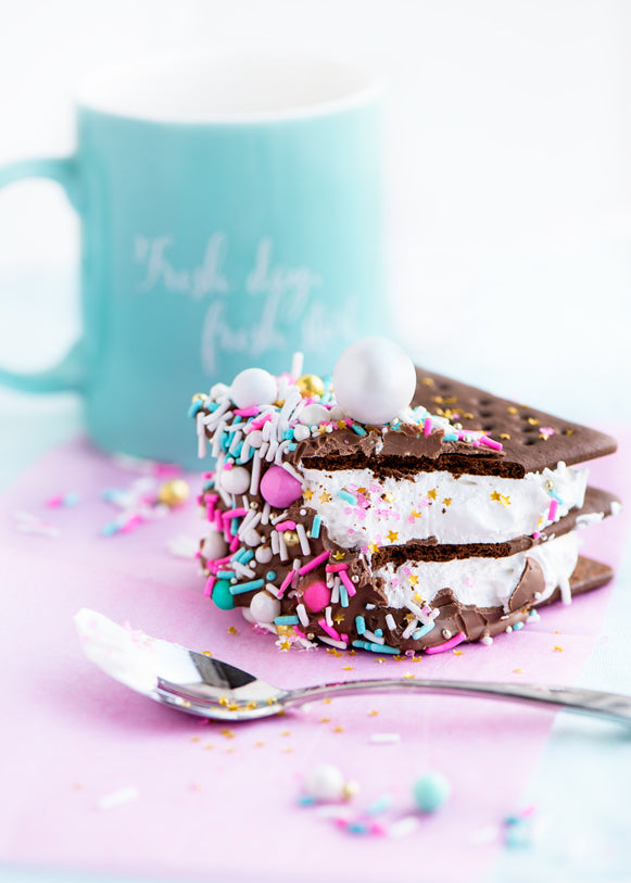 Marshmallow Sprinkle Sandwiches by Sweetapolita