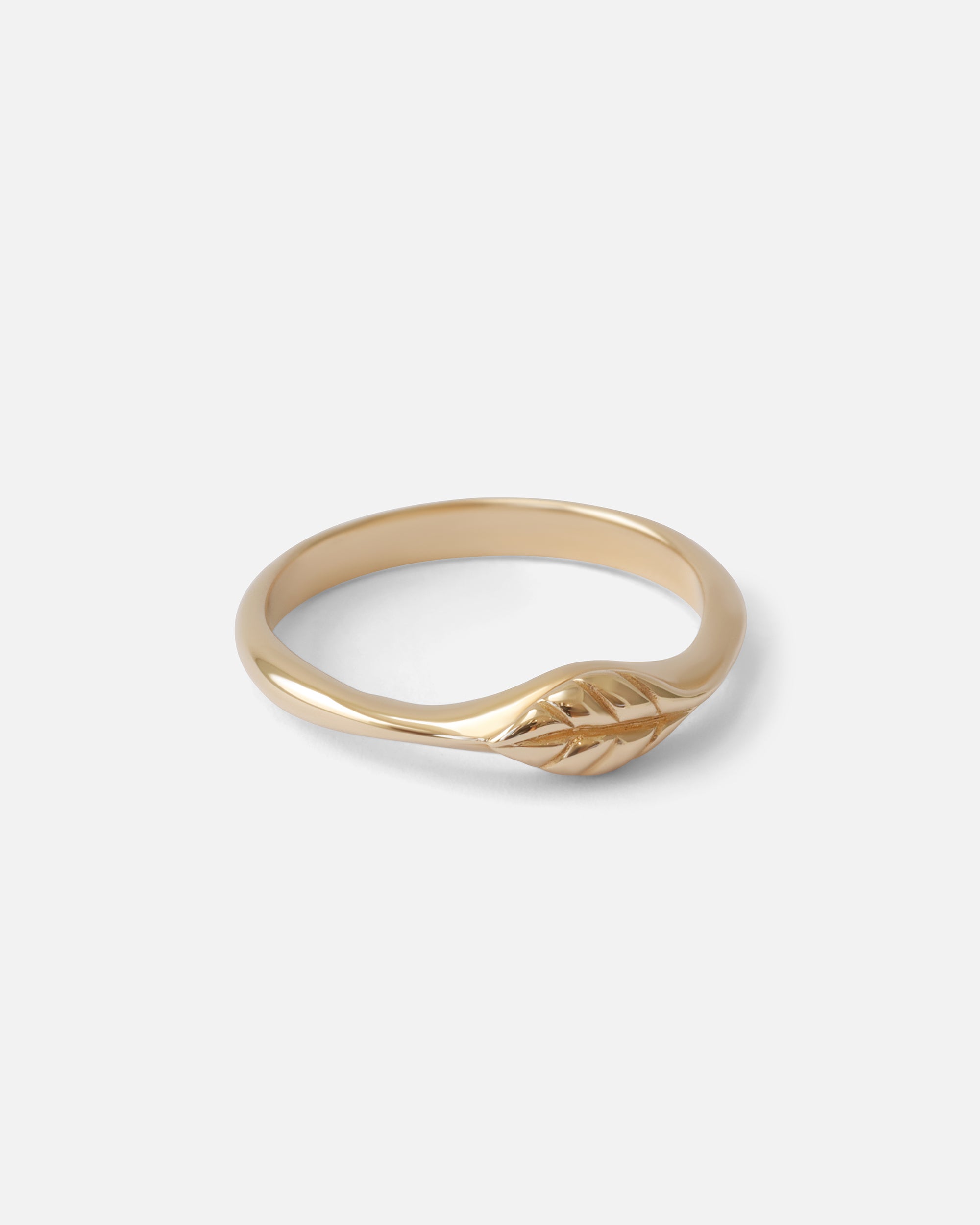 Light Weight Marquise Leaf Ring Band Ring 3D Model Jewelry