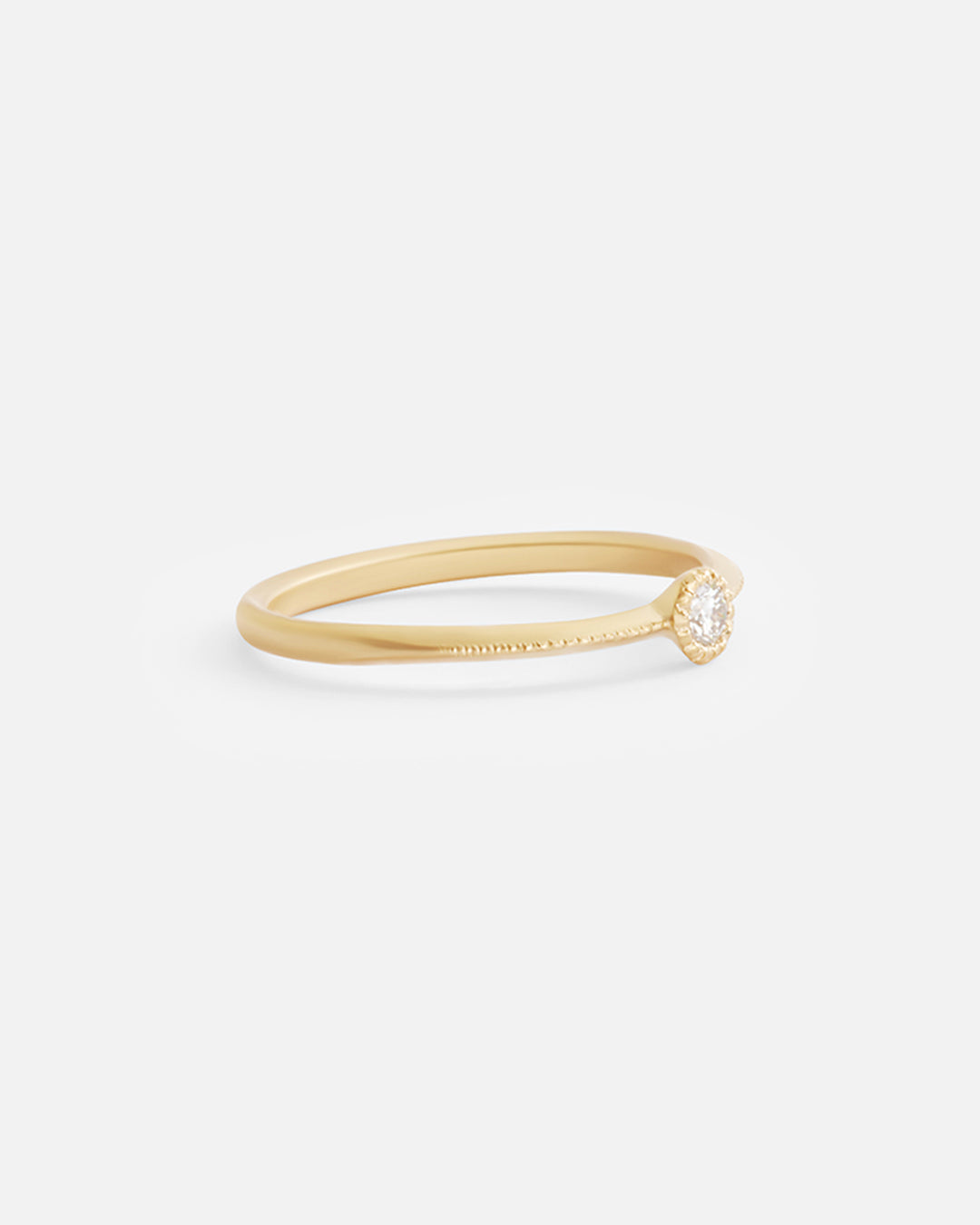 Buy Gorgeous Wedding Ring Design Single White Stone One Gram Gold Ring for  Women