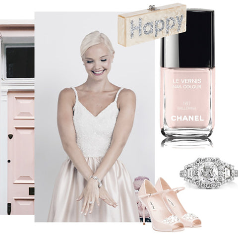 Jane Summers Polyvore Set See Jane Blush with Jane Summers Sydney Sequin and Blush Silk Wedding Reception and After Party Dress