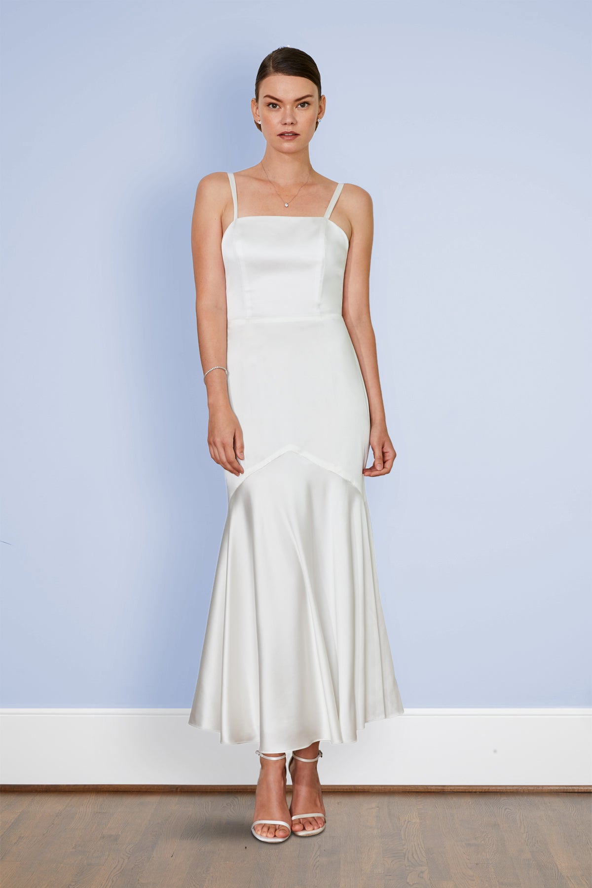 tea length bridal slip