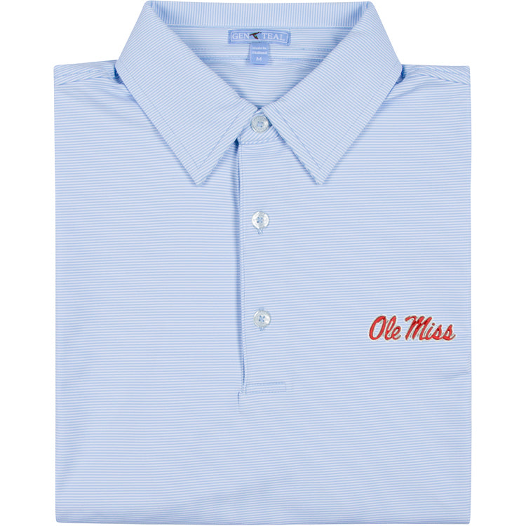 ole miss powder blue polo shirt