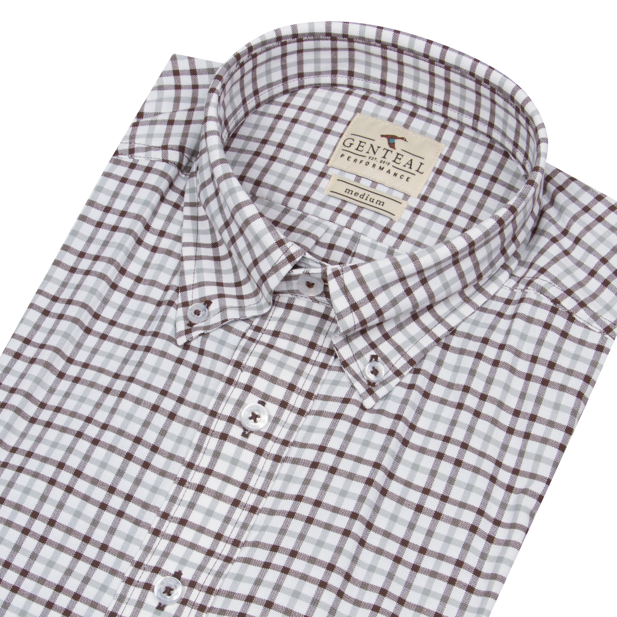 Bison Yellowstone Check Performance Sport Shirt