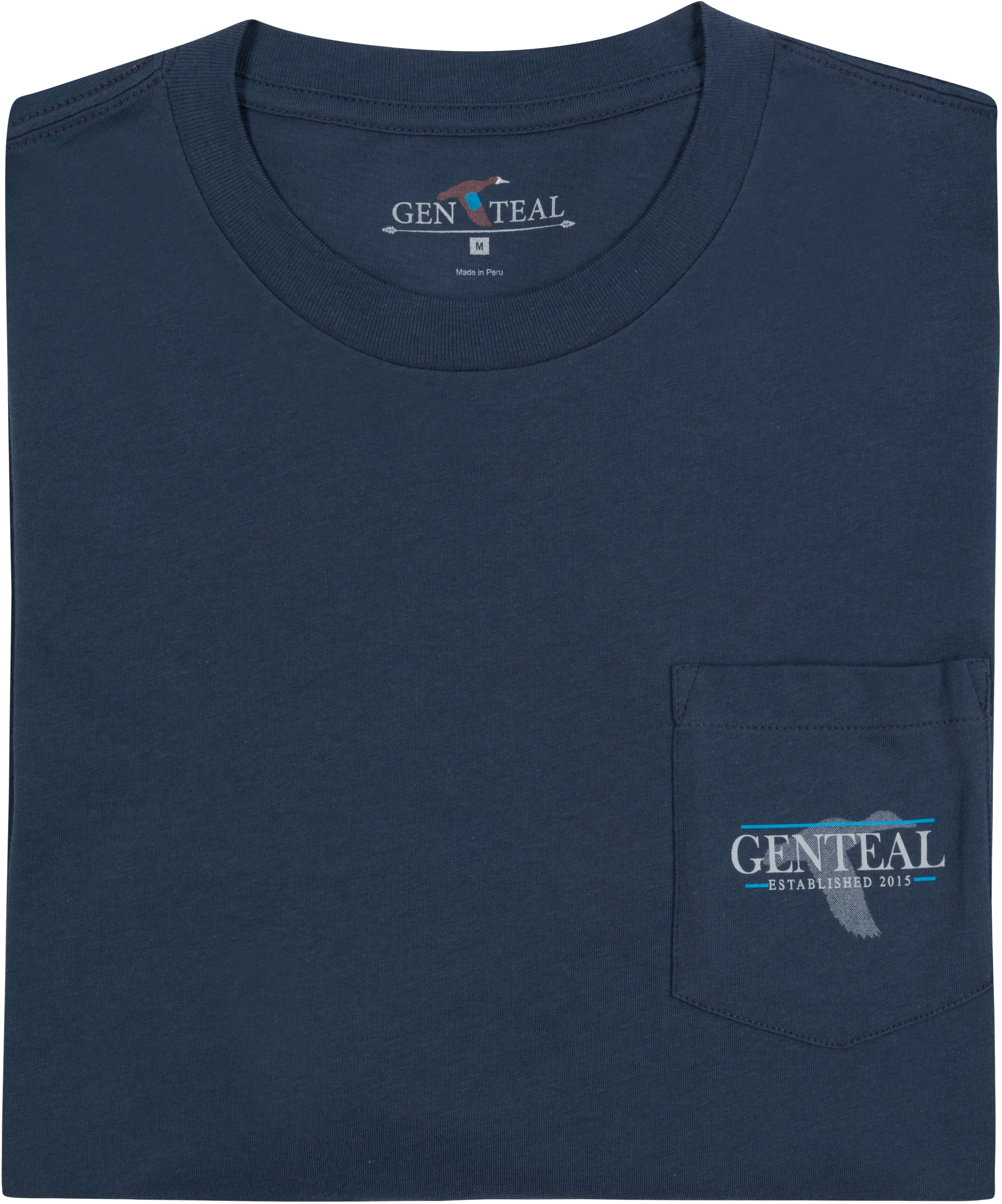 Blue Jean Long Sleeve Logo T-Shirt