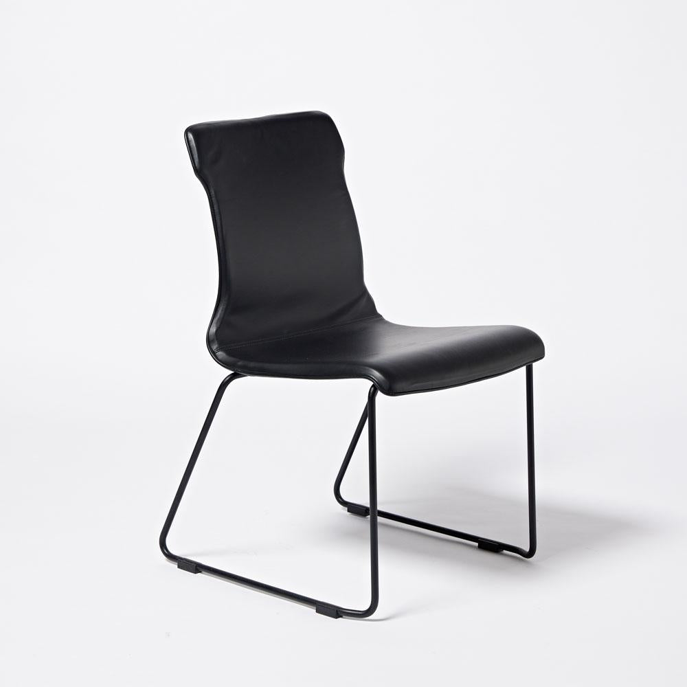 Imperfect - Konverse Chair - Black Leather