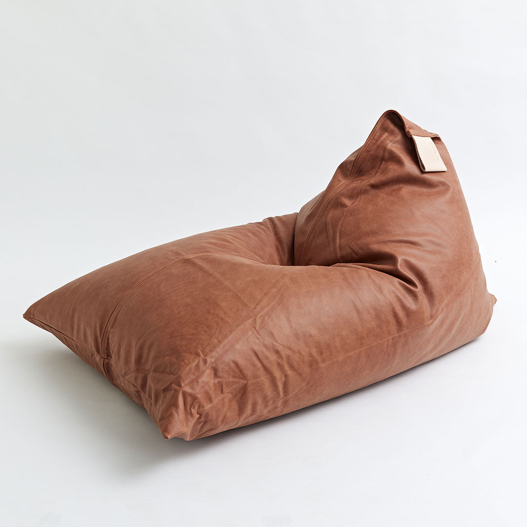 Bean Bag - Chestnut Leather