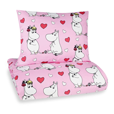 Moomin Heart Duvet Cover Set For Adults By Finlayson App Proxy