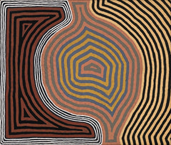 Beispielkunstwerk des Aborigine-Künstlers Ronnie Tjampitjinpa