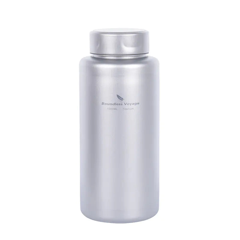 Titanium Camping Water Bottle 1L