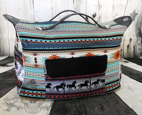 Rounds and Stitches - Dogwood Travel Duffel