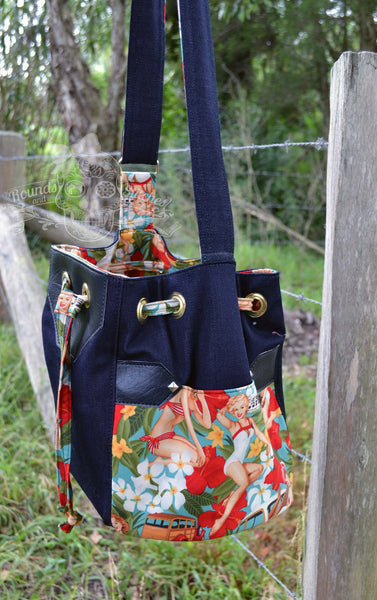 The Dahlia Drawstring Bucket Bag - PDF Sewing Pattern – Blue Calla Patterns