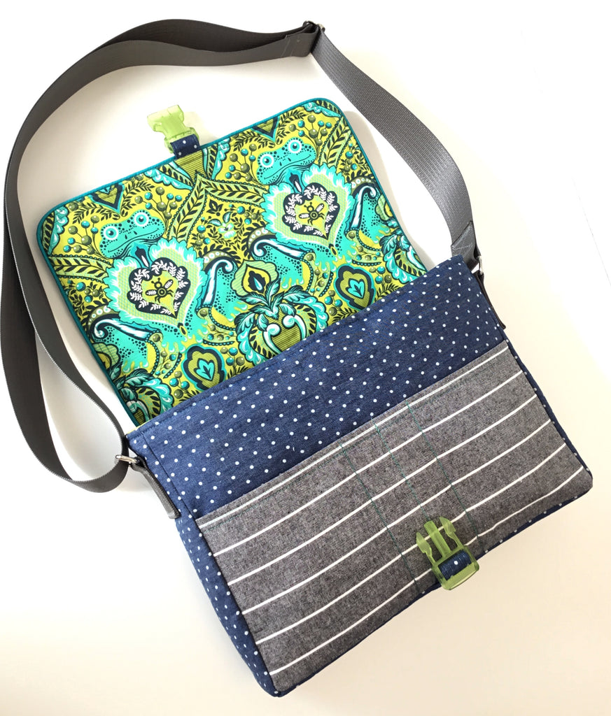 The Marigold iPad Messenger Bag - PDF Sewing Pattern – Blue Calla Patterns