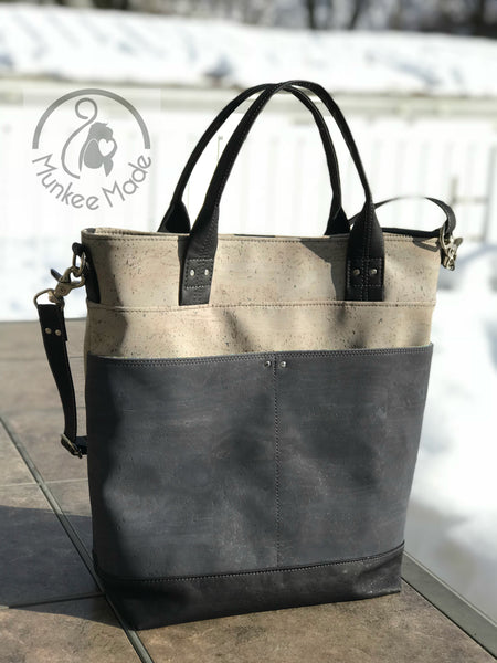 The Waterlily Waxed Canvas Tote - PDF Sewing pattern – Blue Calla Patterns
