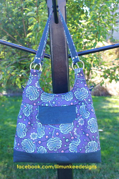 The Iris Convertible Shoulder Bag - PDF Sewing Pattern – Blue Calla ...
