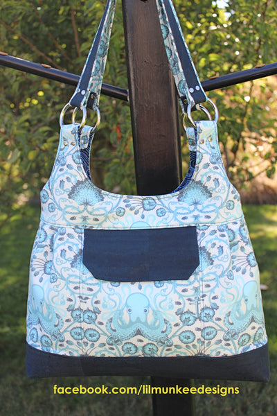 The Iris Convertible Shoulder Bag - PDF Sewing Pattern – Blue Calla Patterns