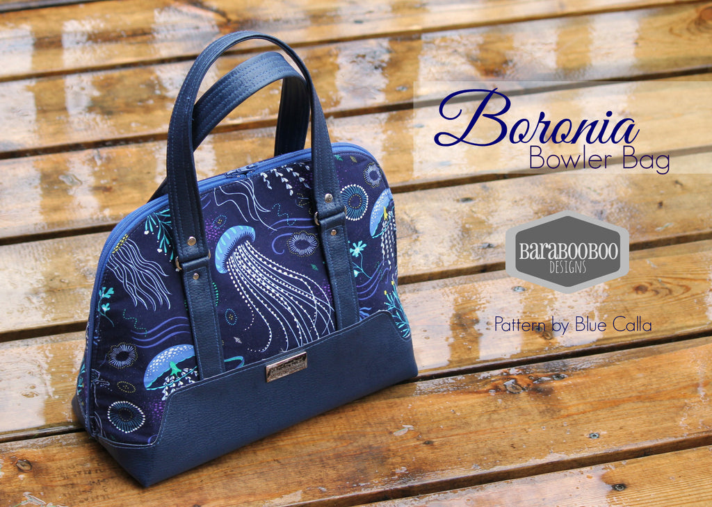 The Boronia Bowler Bag - PDF Sewing pattern – Blue Calla Patterns