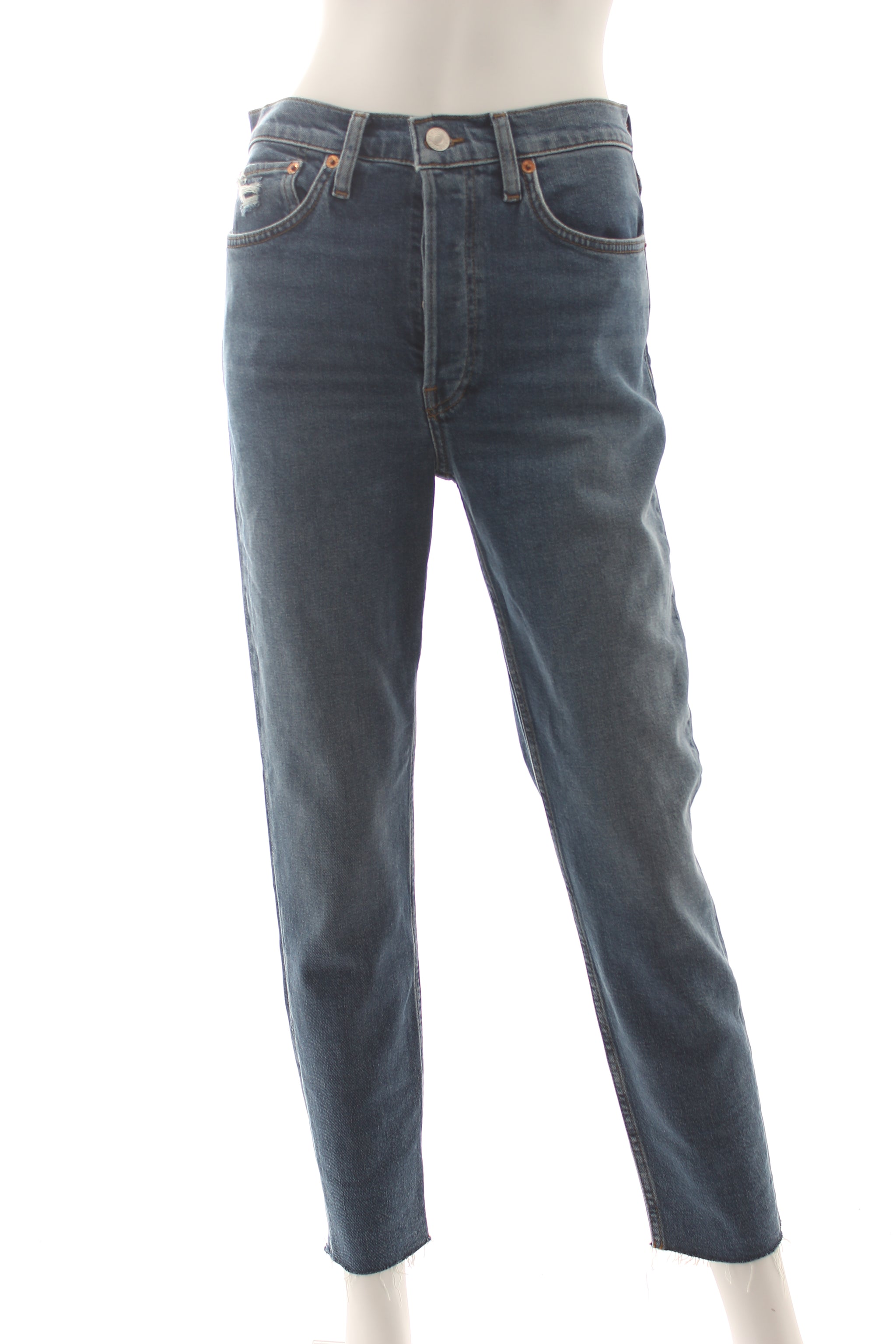 J BRAND Anja Clean Cuffed Crop Skinny Jeans, Storm Grey Size 27 ladies –  Afashionistastore