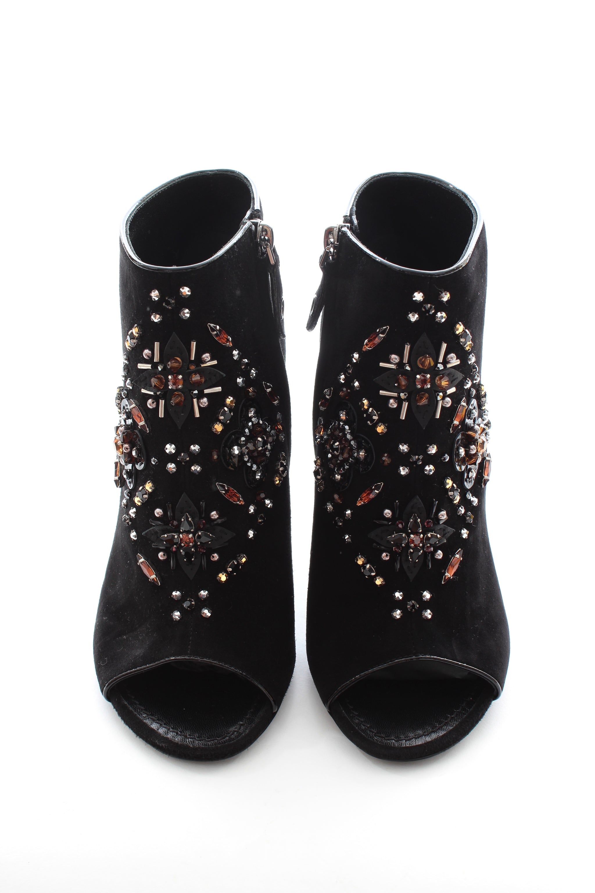 Louis Vuitton Ankle Boots Black Suede ref8656  Joli Closet