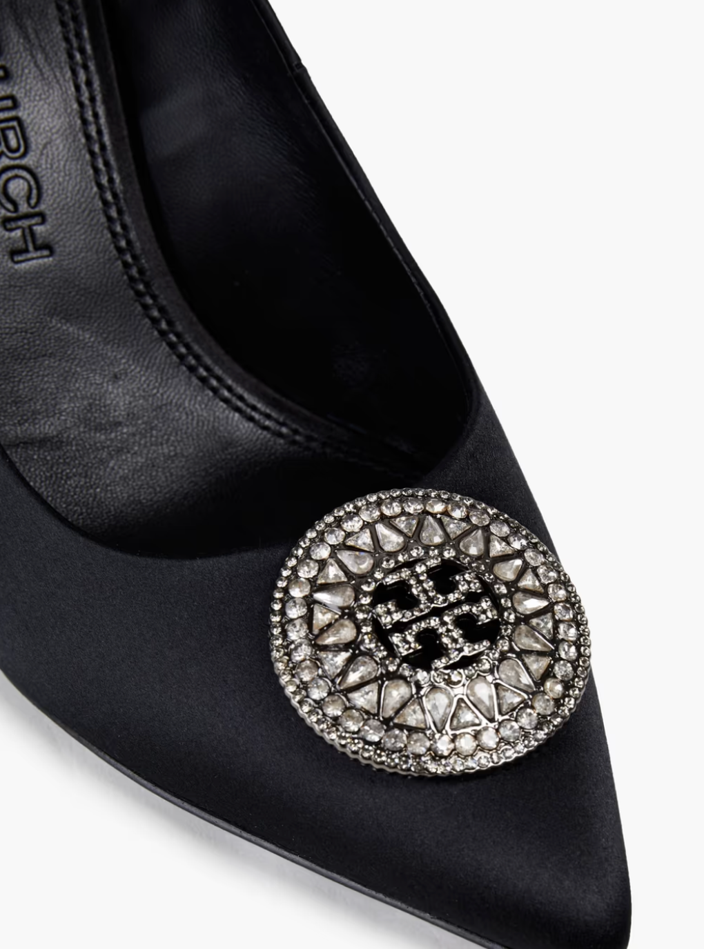 Tory Burch Embellished Satin Pumps - Closet Upgrade