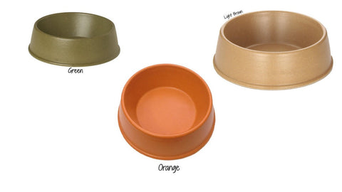 bamboo pet bowls